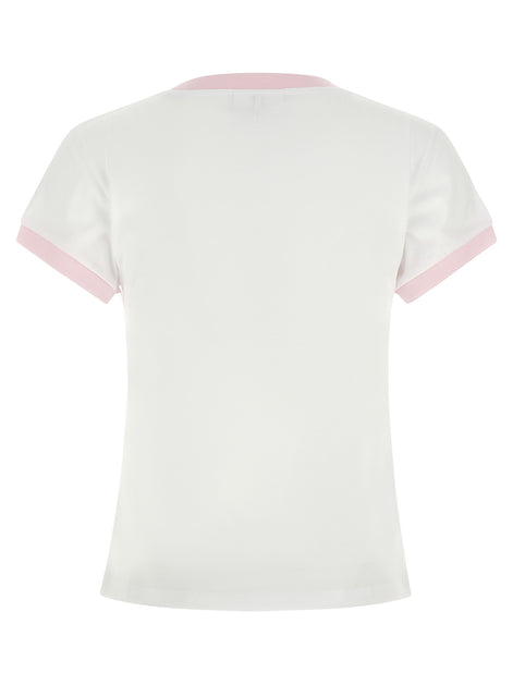 Ganni White Organic Cotton T-Shirt