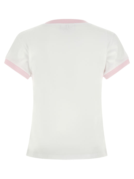 Ganni White Organic Cotton T-Shirt