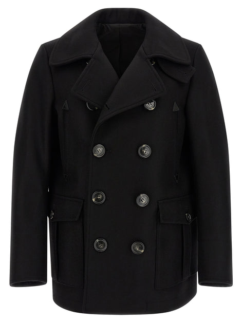 Dsquared² Black Wool Coat