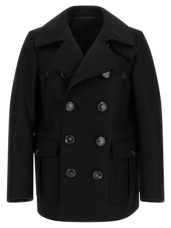 Dsquared² Black Wool Coat