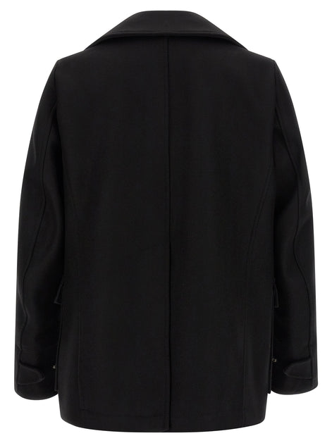 Dsquared² Black Wool Coat