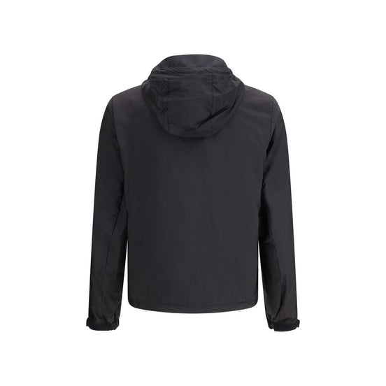 Prada Black Recycled Polyamide Shell Jacket