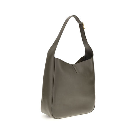 Saint Laurent Bicolor Calf Leather Bos Taurus Shoulder Bag