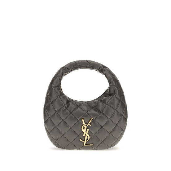 Saint Laurent Icarino Gray Lamb Handbag