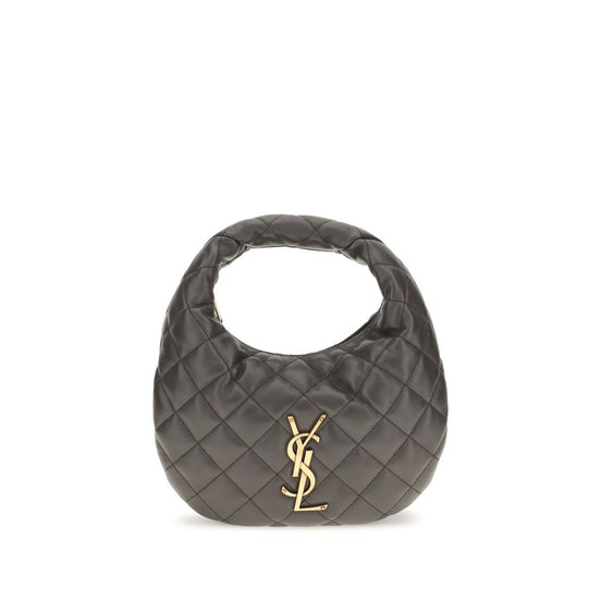 Saint Laurent Icarino Gray Lamb Handbag