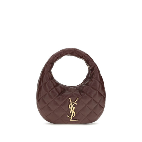 Saint Laurent Brown Lamb Ovis Aries Aries Shoulder Bag