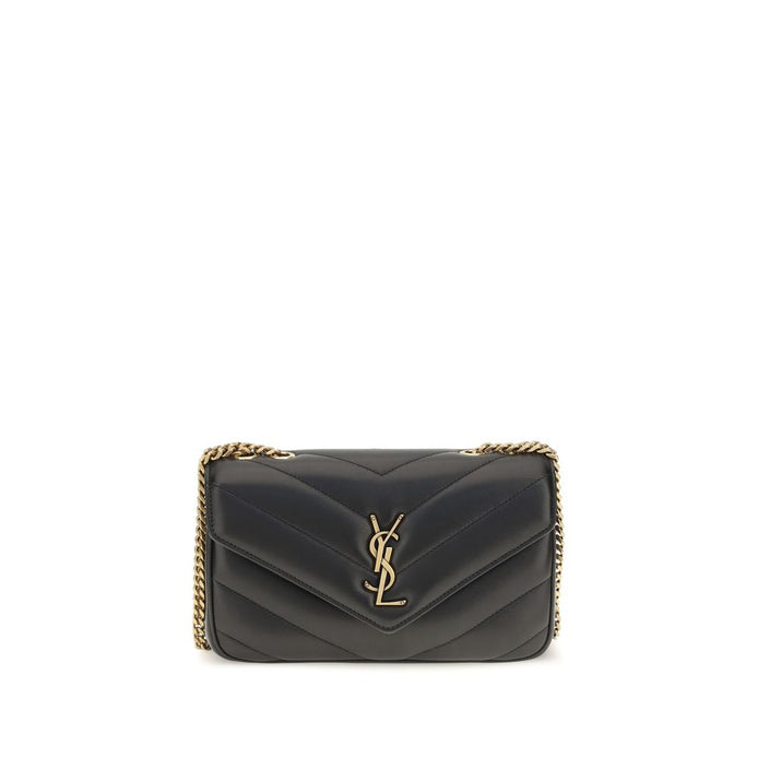 Saint Laurent LouLou small Black Lamb Shoulder Bag