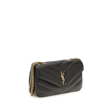 Saint Laurent LouLou small Black Lamb Shoulder Bag