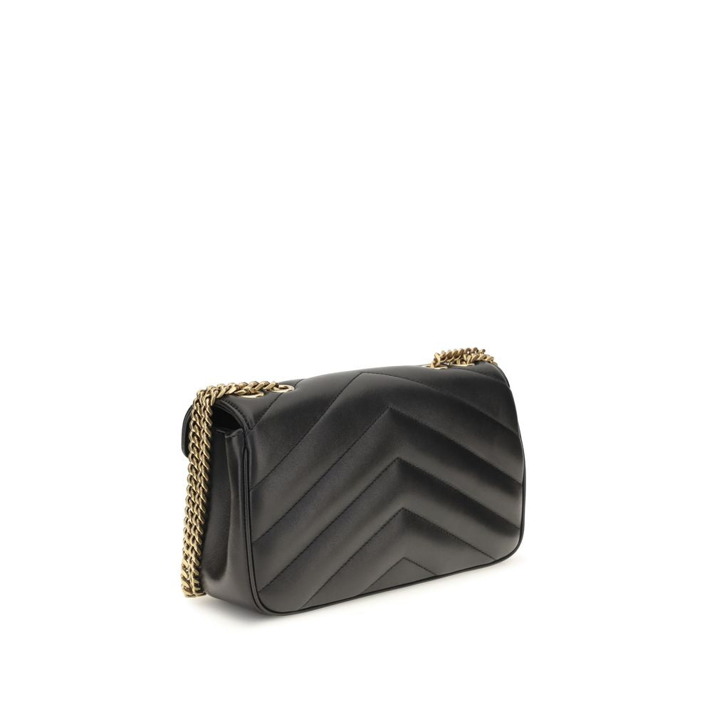 Saint Laurent LouLou small Black Lamb Shoulder Bag