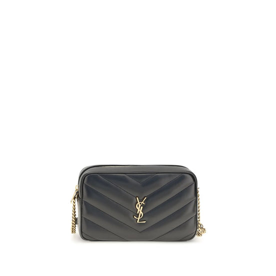 Saint Laurent LouLou Camera Black Lamb Shoulder Bag