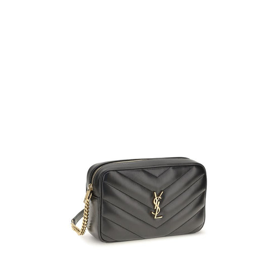 Saint Laurent LouLou Camera Black Lamb Shoulder Bag
