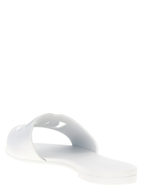 Dolce & Gabbana White Plastic Slides