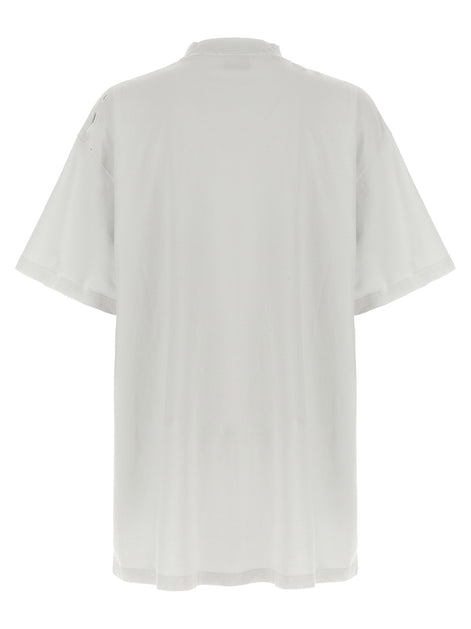 Balenciaga White Cotton T-Shirt
