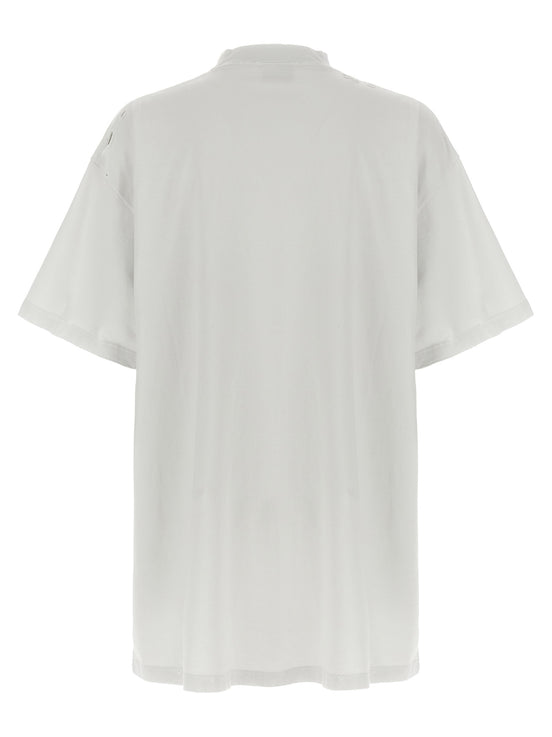 Balenciaga White Cotton T-Shirt