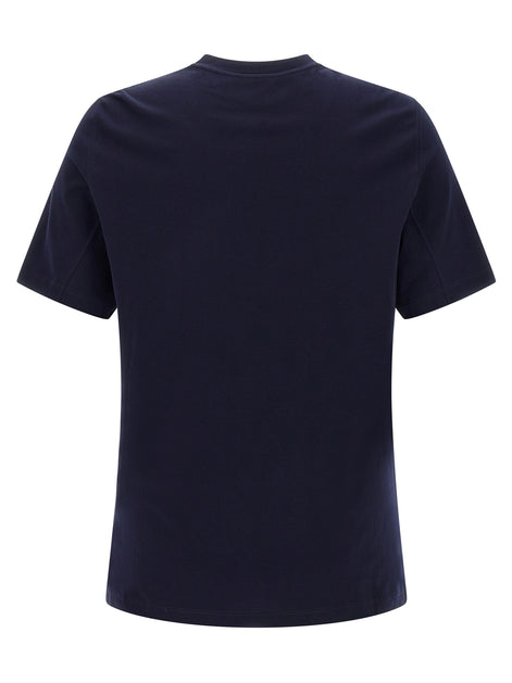 Brunello Cucinelli Blue Cotton T-Shirt