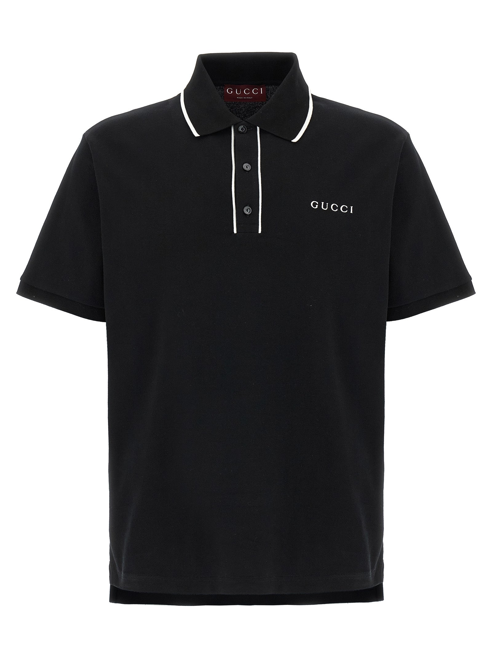 Gucci Bicolor Cotton Polo Shirt