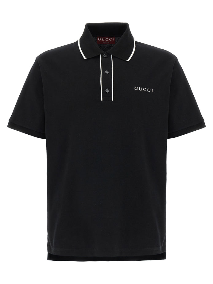 Gucci Bicolor Cotton Polo Shirt