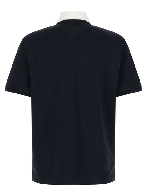 Gucci Blue Cotton Polo Shirt
