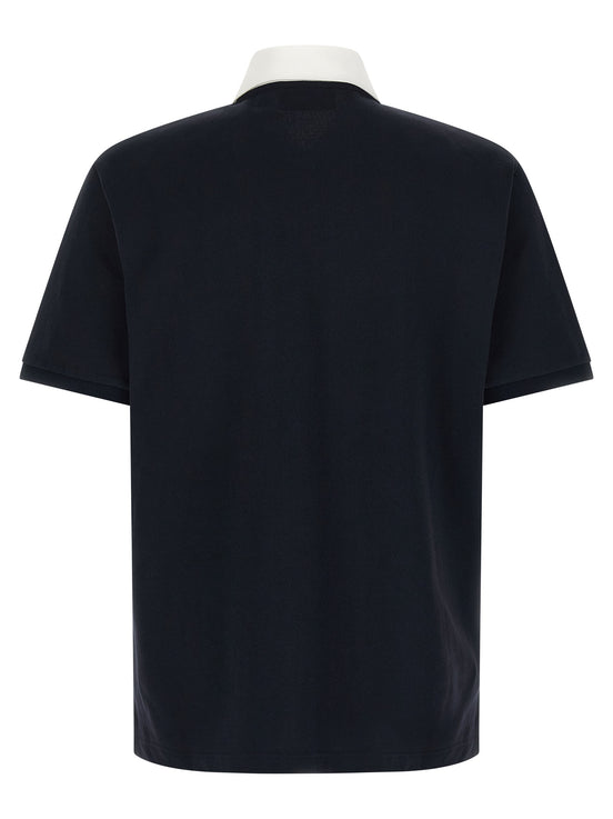 Gucci Blue Cotton Polo Shirt