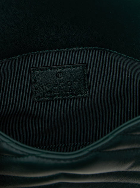 Gucci Bicolor Lamb Leather Shoulder Bag