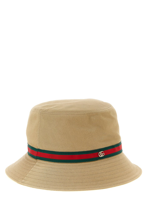Gucci Beige Cotton Bucket Hat