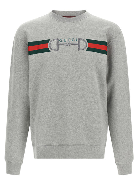 Gucci Gray Cotton Sweatshirt
