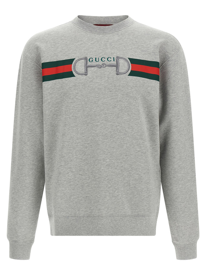 Gucci Gray Cotton Sweatshirt