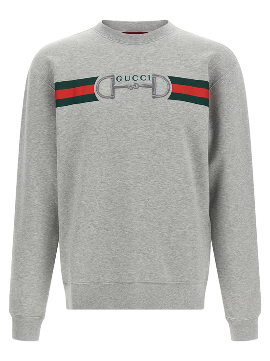 Gucci Gray Cotton Sweatshirt