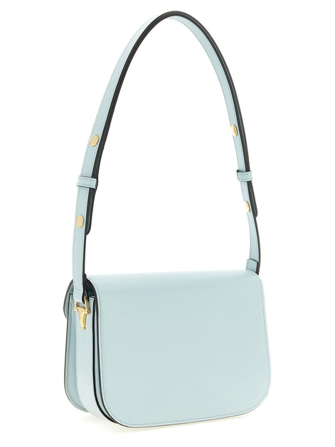 Gucci Blue Calfskin Shoulder Bag