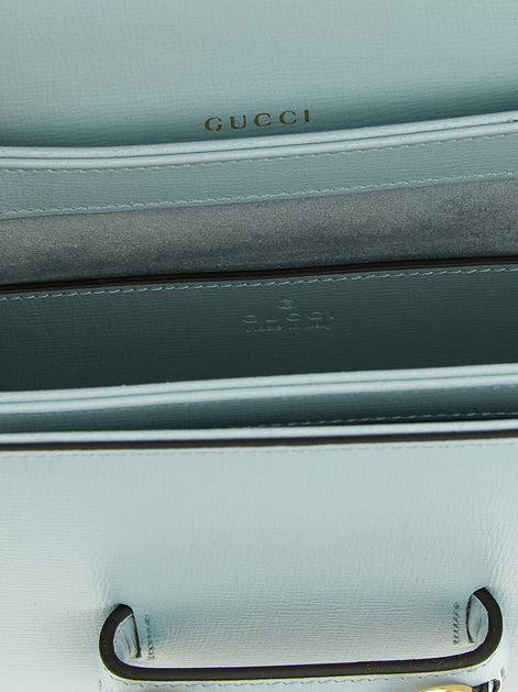 Gucci Blue Calfskin Shoulder Bag
