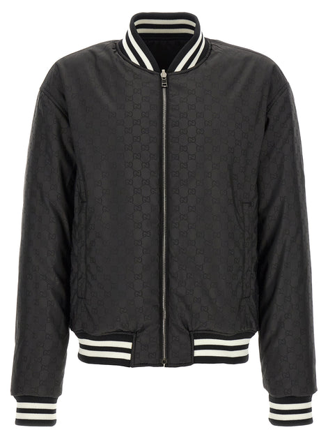 Gucci Bicolor Polyester Bomber
