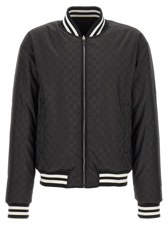 Gucci Bicolor Polyester Bomber
