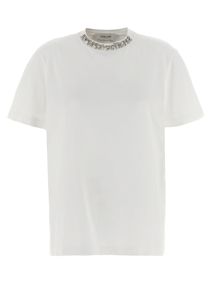 Golden Goose White Cotton T-Shirt