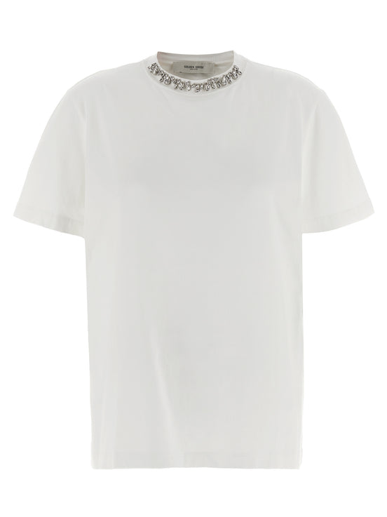Golden Goose White Cotton T-Shirt