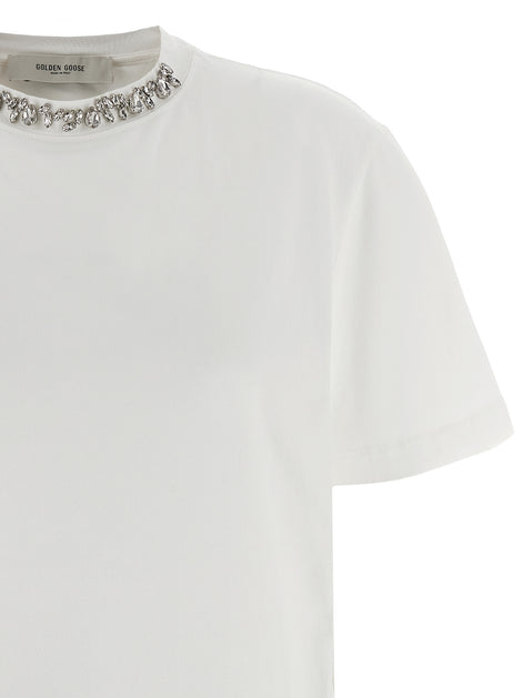 Golden Goose White Cotton T-Shirt