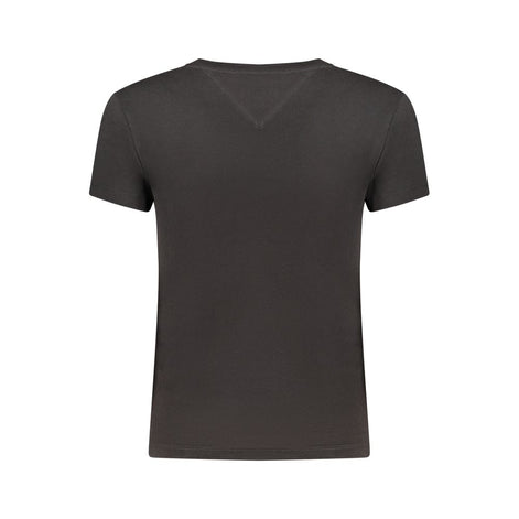 Tommy Hilfiger Black Cotton Womens T-Shirt
