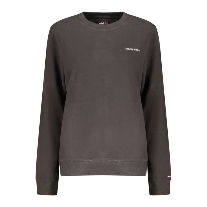 Tommy Hilfiger Black Cotton Women's Sweatshirt