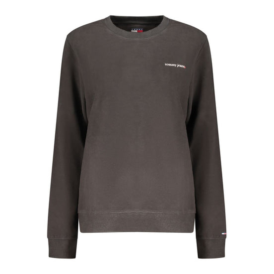 Tommy Hilfiger Black Cotton Women's Sweatshirt