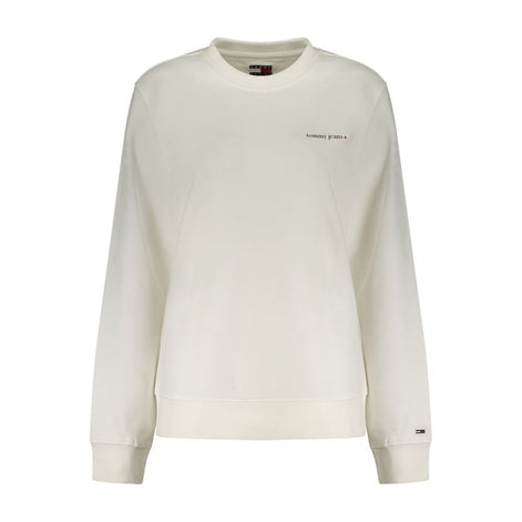 Tommy Hilfiger Bianco Cotton Women's Sweatshirt