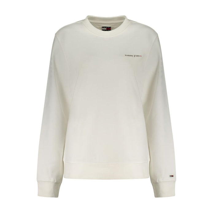 Tommy Hilfiger Bianco Cotton Women's Sweatshirt