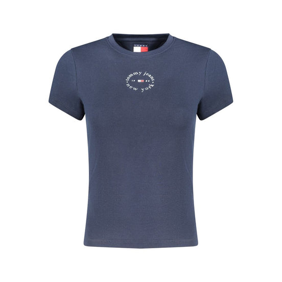 Tommy Hilfiger Blue Cotton Women's T-Shirt
