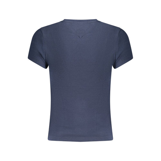 Tommy Hilfiger Blue Cotton Women's T-Shirt