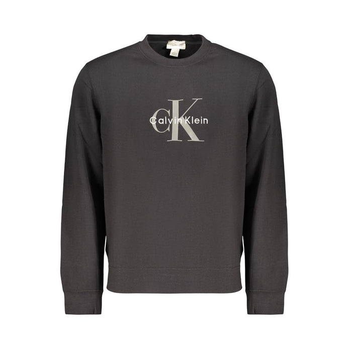 Calvin Klein Black Cotton Mens Sweatshirt