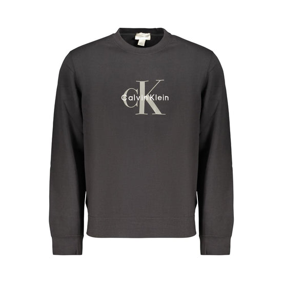 Calvin Klein Black Cotton Mens Sweatshirt