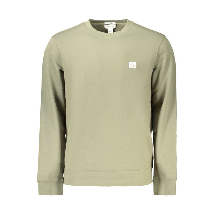 Calvin Klein Green Cotton Mens Sweatshirt