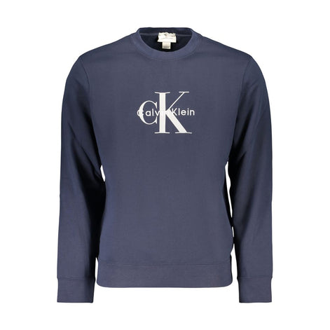 Calvin Klein Blue Cotton Men's Sweatshirt
