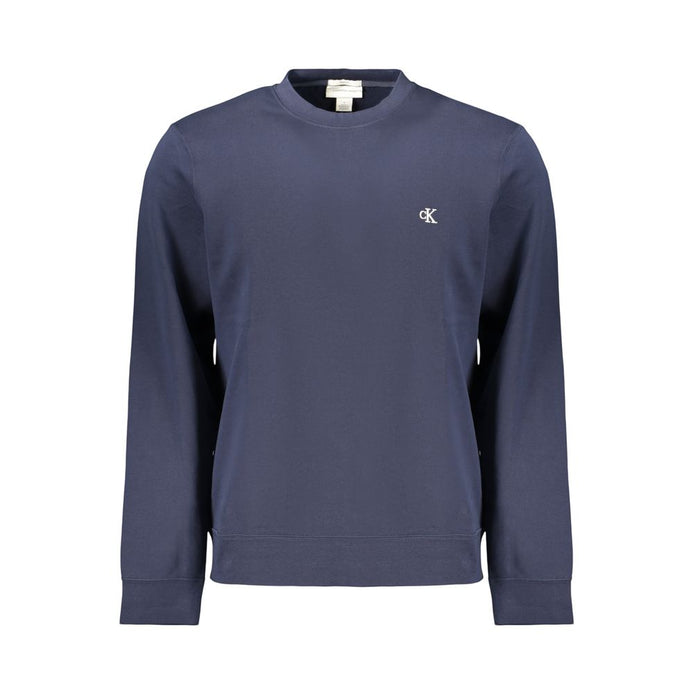 Calvin Klein Blue Cotton Men's Sweatshirt