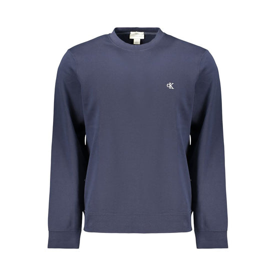 Calvin Klein Blue Cotton Men's Sweatshirt
