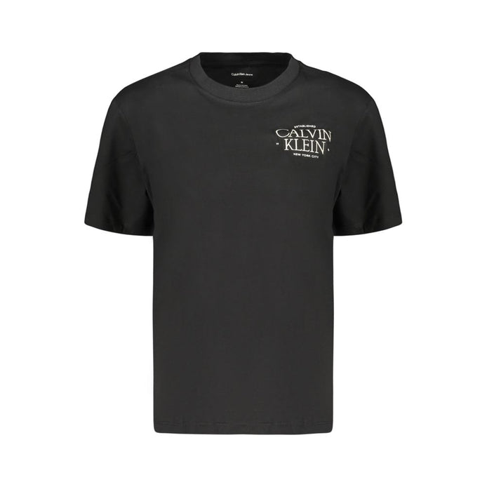 Calvin Klein Black Cotton Women's T-Shirt