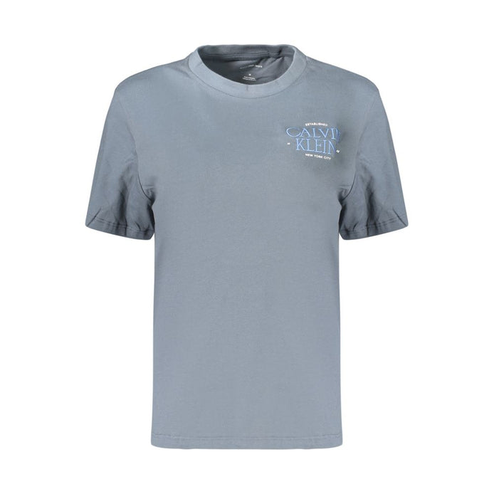 Calvin Klein Gray Cotton Women's T-Shirt